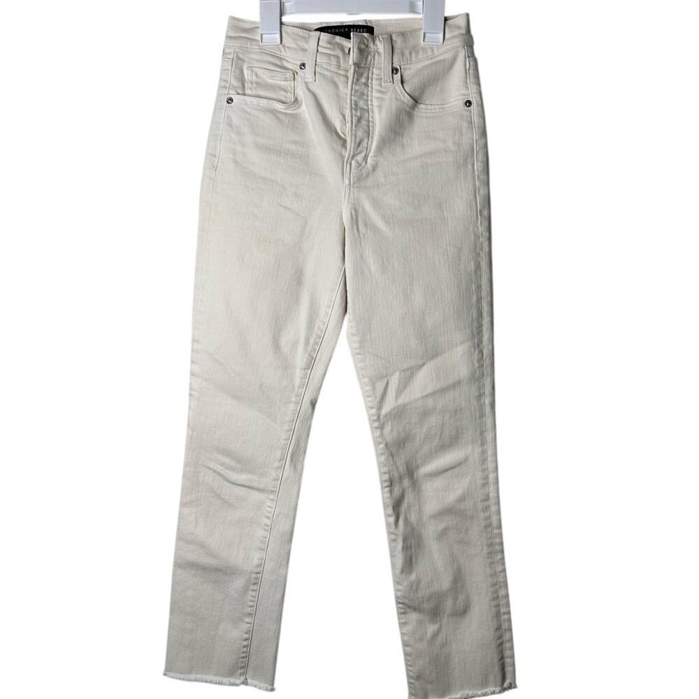 Veronica Beard‎ women Off-White Straight Jeans